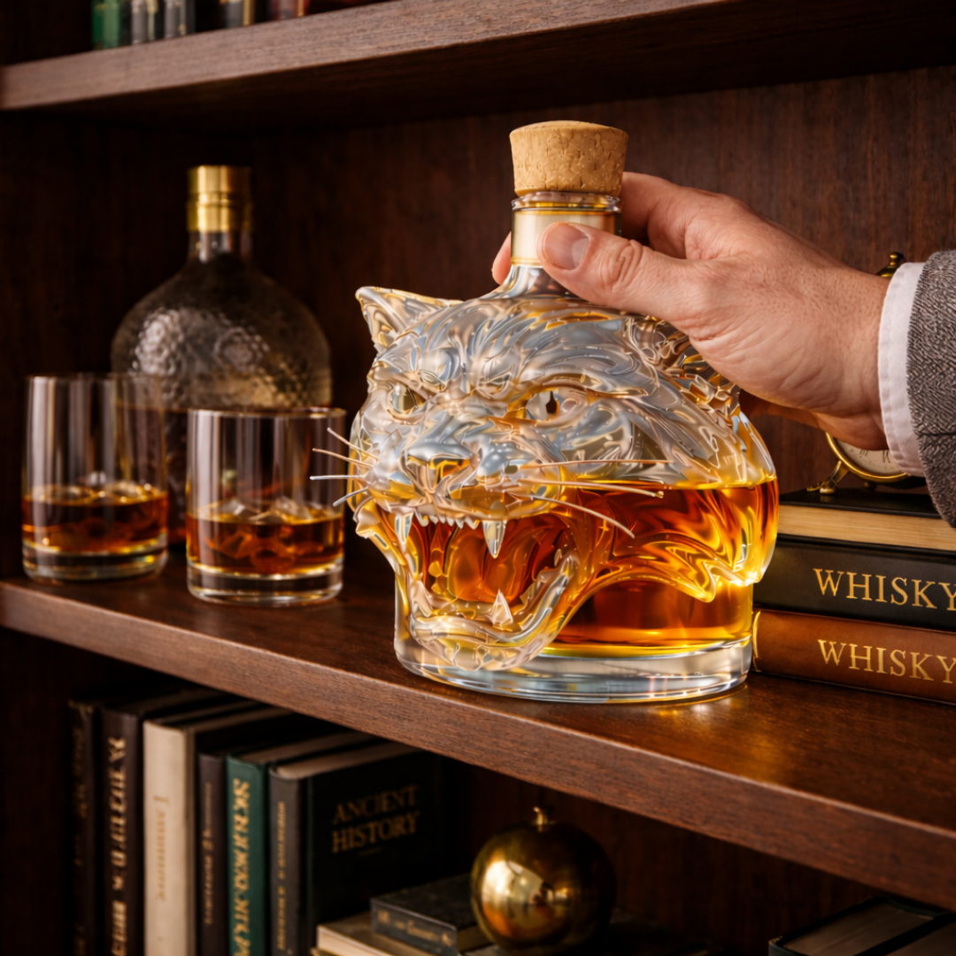 Whiskykaraffel – Tiger-udgave
