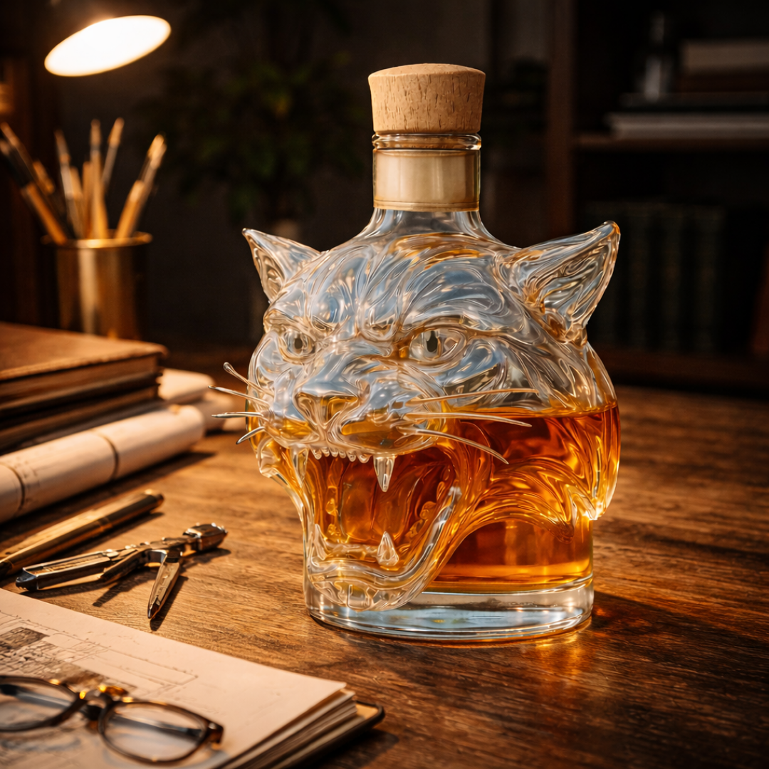 Whiskykaraffel – Tiger-udgave