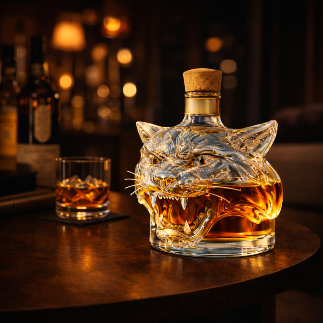 Whiskykaraffel – Tiger-udgave
