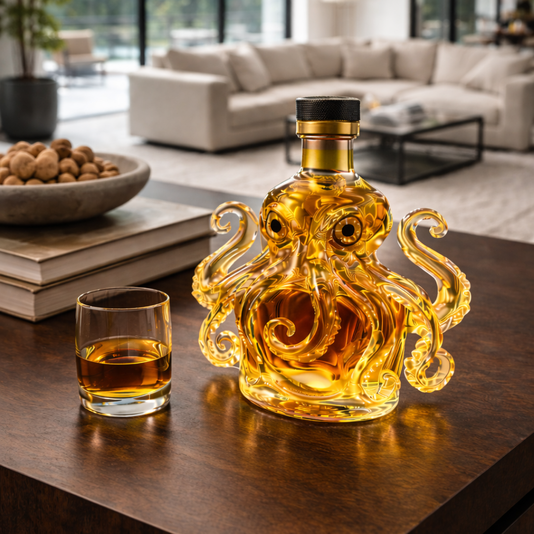 Whiskykaraffel – Blæksprutte-udgave