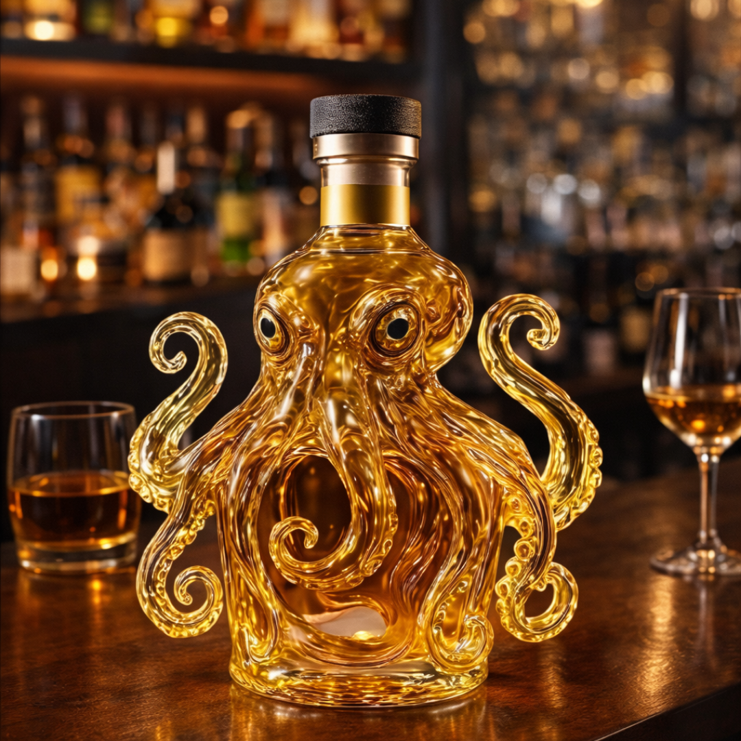 Whiskykaraffel – Blæksprutte-udgave