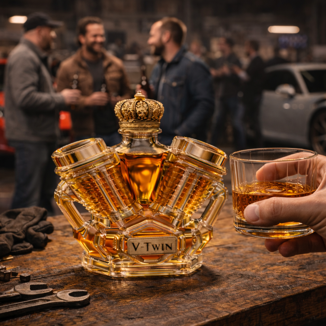 Whiskykaraffel – V-Twin-udgave