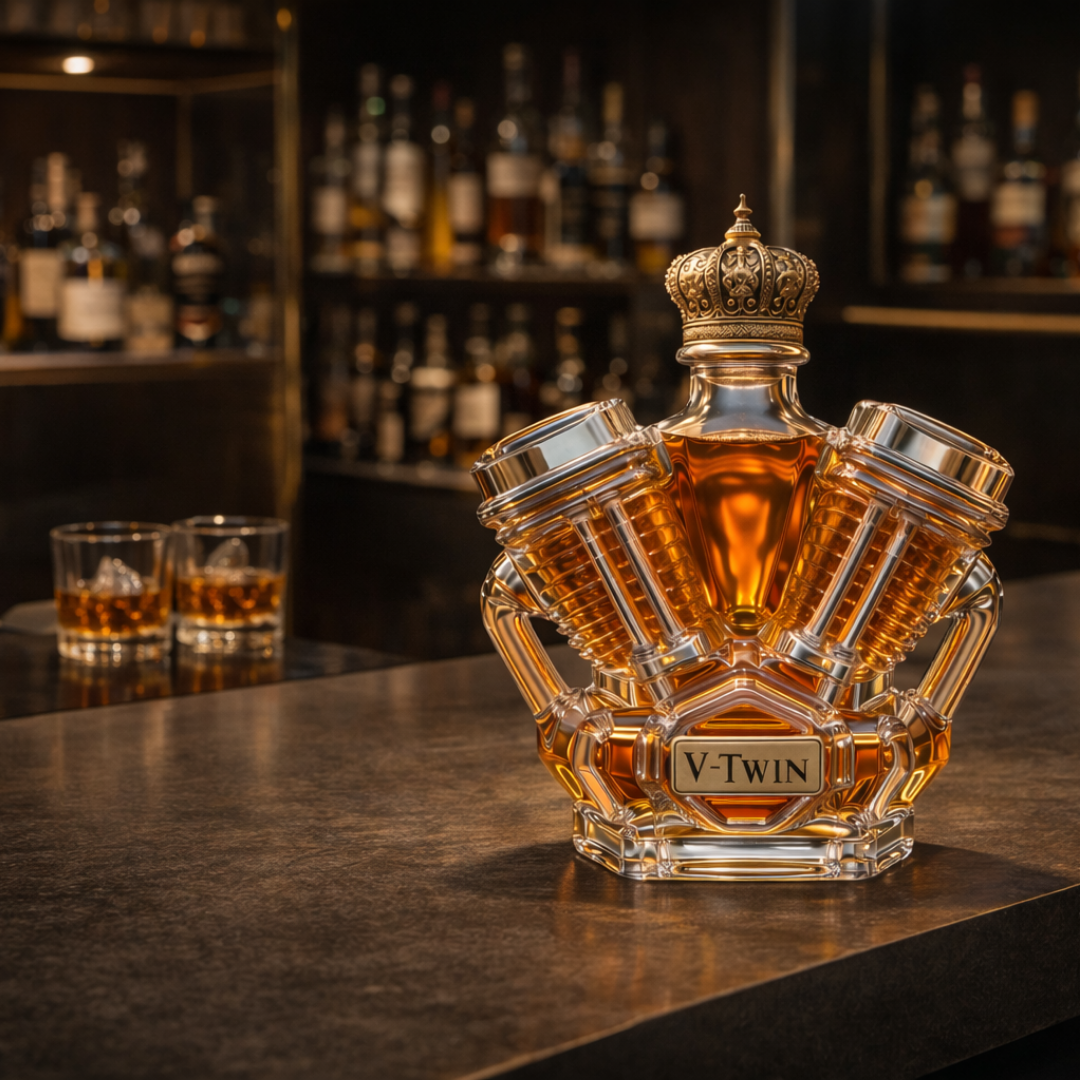 Whiskykaraffel – V-Twin-udgave