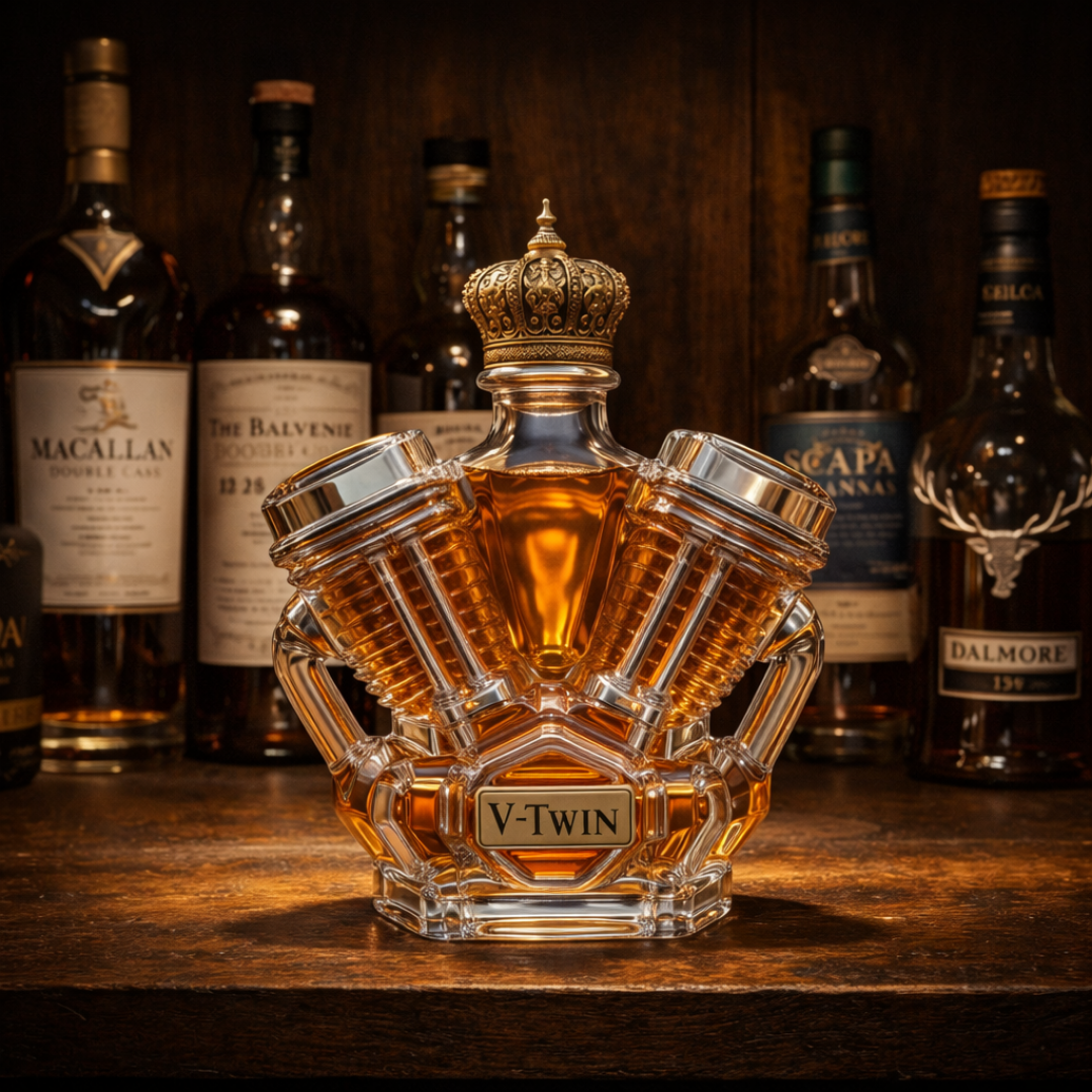 Whiskykaraffel – V-Twin-udgave