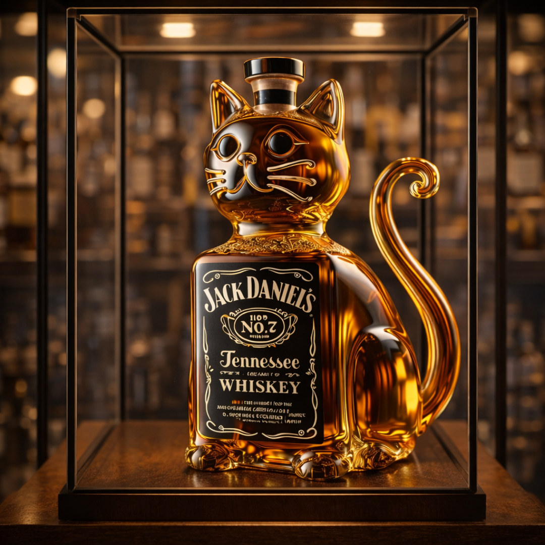 Whiskykaraffel – Katte-udgave
