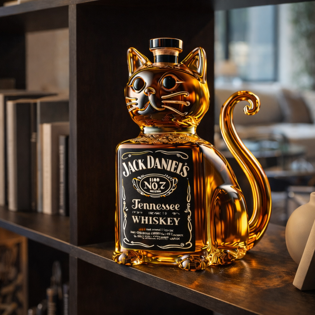 Whiskykaraffel – Katte-udgave