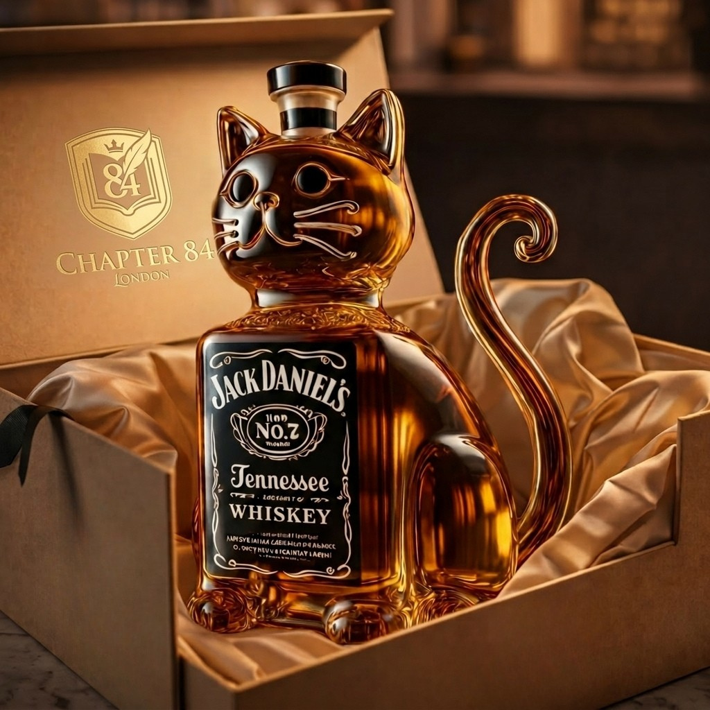 Whiskykaraffel – Katte-udgave