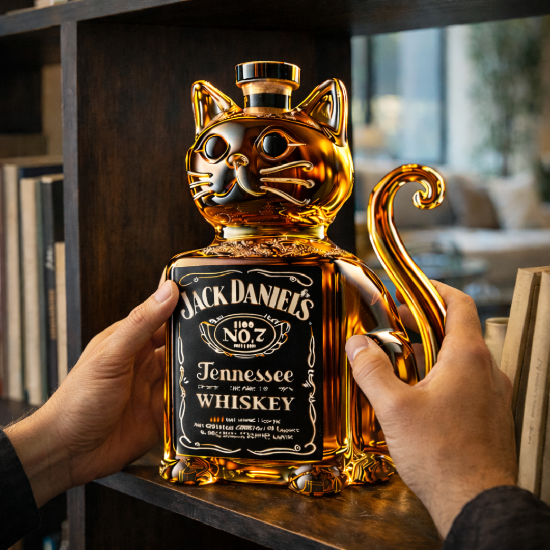 Whiskykaraffel – Katte-udgave