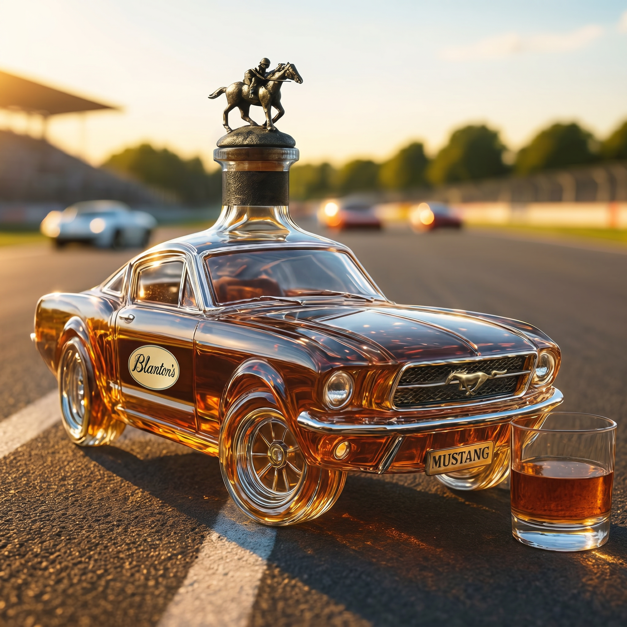 Whiskykaraffel – Mustang-udgave