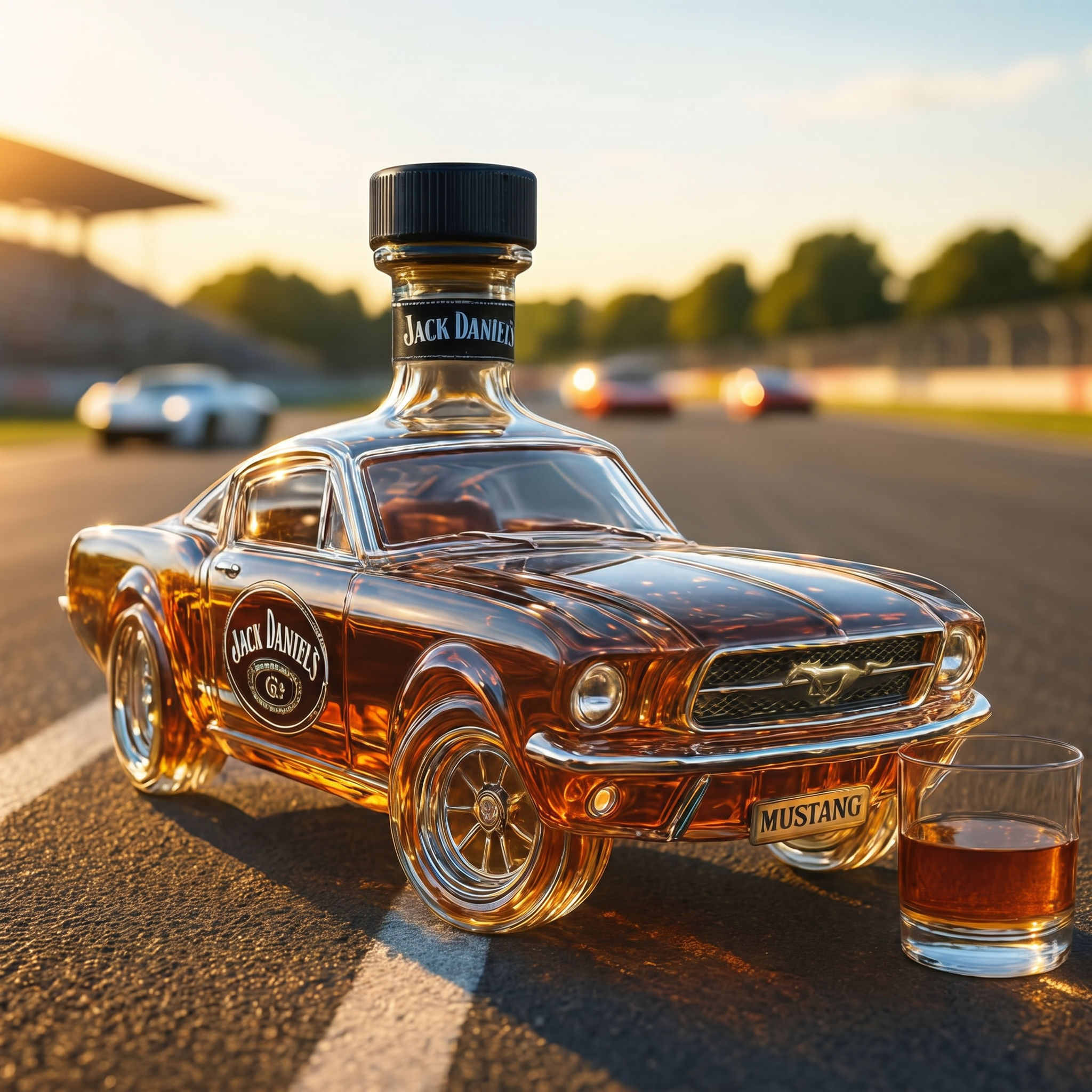 Whiskykaraffel – Mustang-udgave