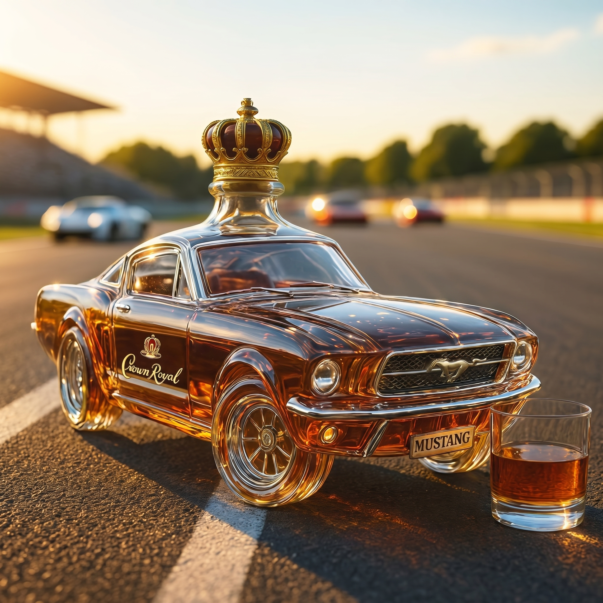 Whiskykaraffel – Mustang-udgave